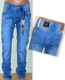 ChiLong Jeans Jongens blauw, maat 134/140