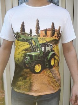 Trekker Tshirt Heren JOHN DEERE