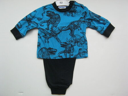 Pyjama Dinosaurus Blauw