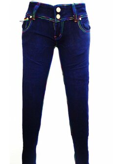 Jeans Dames Donkerblauw