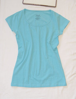 (Basis) tshirt Dames Blauw