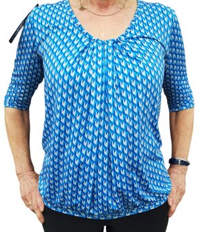 IZ NAIZ SHIRT Dames Blauw