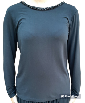 BLUE SEVEN Shirt Dames Zwart