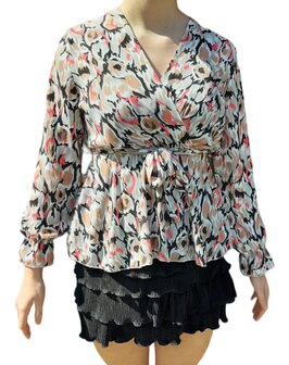 Blouse Dames Beige, ONE SIZE