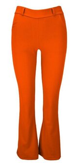 IZ NAIZ Flair Pants Dames Oranje