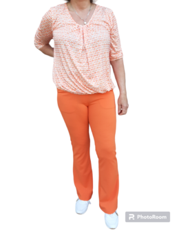 IZ NAIZ Flair Pants Dames Oranje