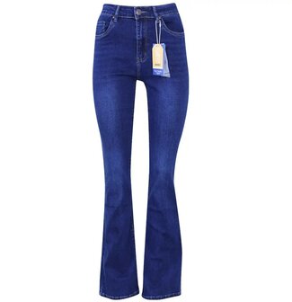 NORFY Flared Jeans Donkerblauw