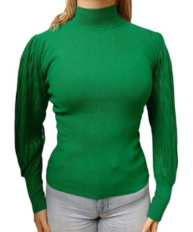Pullover Dames GROEN, ONE SIZE