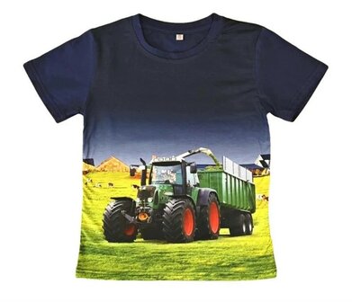 Trekker Tshirt FENDT Donkerblauw