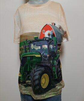 Trekker Tshirt JOHN DEERE Beige