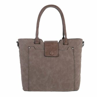 Middengrote Tas Taupe