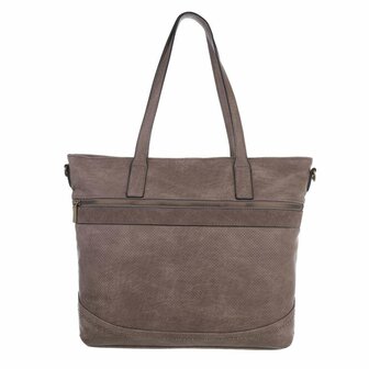 Middengrote Tas Taupe