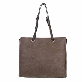 Middengrote Tas Taupe