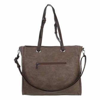 Middengrote Tas Taupe