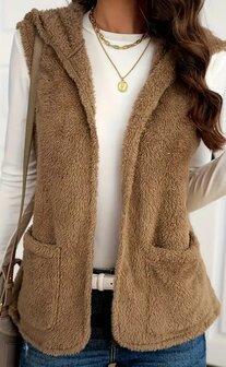 Gilet Lang Camel