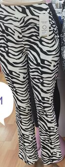 FLARE Treggings Dames ZEBRA print