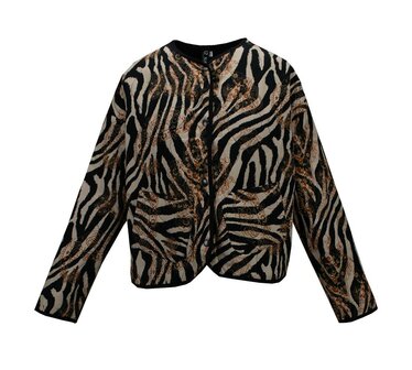 IZ NAIZ Step Jacket ZEBRA Look