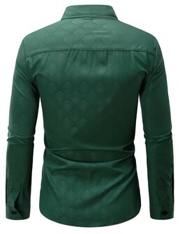 Blouse / overhemd Heren Groen