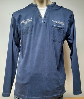 BLUE SEVEN Shirt Blauw, maat XL