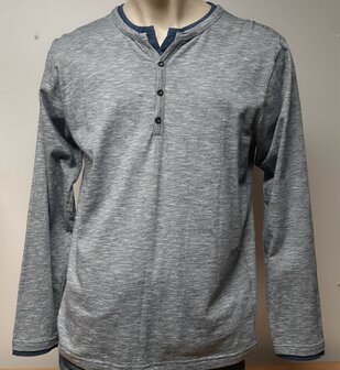 BLUE SEVEN Shirt Grijs / Blauw