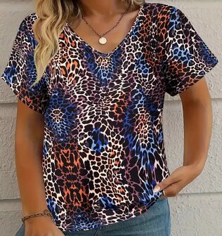 Panter Tshirt Blauw