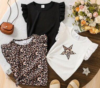 Tshirt Meisjes Wit