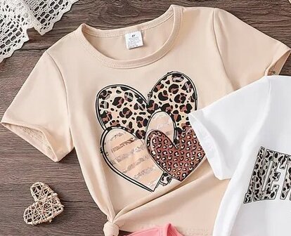 Tshirt Hart BEIGE