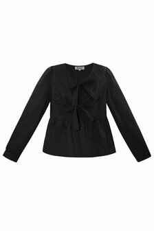 Blouse met STRIKJES Zwart, maat M