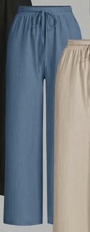 Wijde broek BLAUW