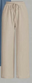 Wijde broek BEIGE