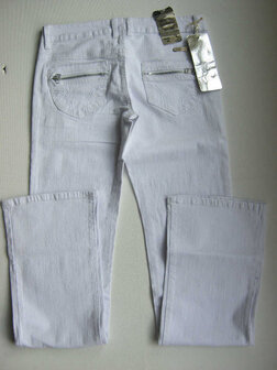 Jeans Hot Bottom Wit, maat 40