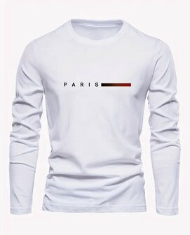 Longsleeve Paris WIT