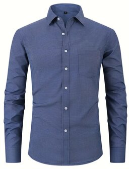 Overhemd / blouse Heren Blauw