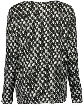 Blue Seven Shirt Zwart/Groen