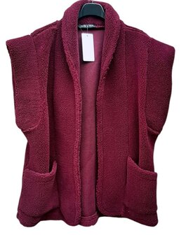 Gilet Dames BORDEAUX Rood, ONE SIZE