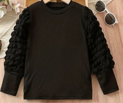 Trui of Pullover Meisjes Zwart