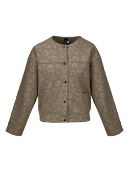IZ NAIZ Bomber Leopard Sand