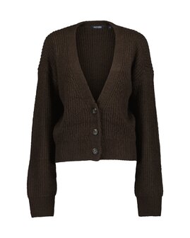 BLUE SEVEN vest Donkerbruin