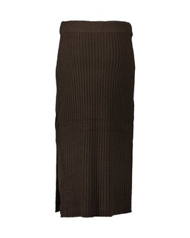 BLUE SEVEN Lange rok DONKERBRUIN