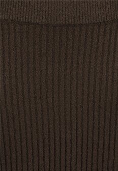 BLUE SEVEN Lange rok DONKERBRUIN