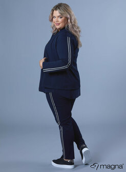 MAGNA Taped Short Sailor Jacket DONKERBLAUW