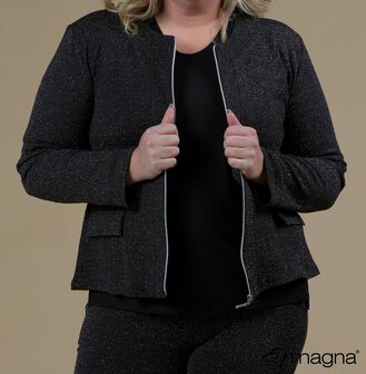 MAGNA Glitter Jasje Zwart