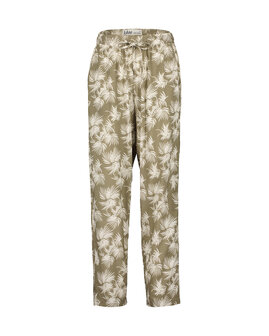 BLUE SEVEN dames broek OLIJFGROEN