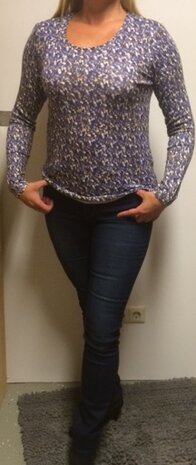Blue Seven Shirt Dames Blauw