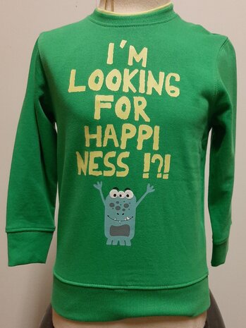 Blue Seven Sweater Jongens Groen maat 98
