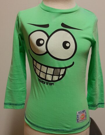 Blue Seven Shirt Jongens Groen maat 104