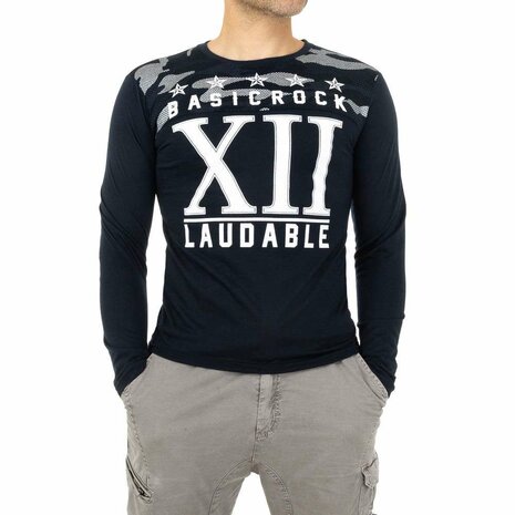 shirt Heren Donkerblauw