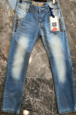 Chilong Jeans Jongens Blauw