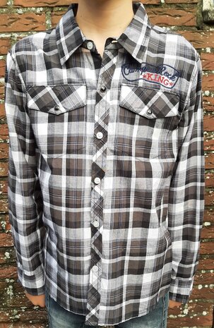 Max Collection Blouse Jongens Antraciet
