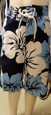Zwemshorts Jongens Blauw, maat 110/116